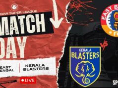 Placar ao vivo de East Bengal x Kerala Blasters, ISL 2025-26: escalações em breve, atualizações da partida EBFC x KBFC, início às 17h IST Placar ao vivo de East Bengal x Kerala Blasters, ISL 2025-26: escalações em breve, atualizações da partida EBFC x KBFC, início às 17h IST