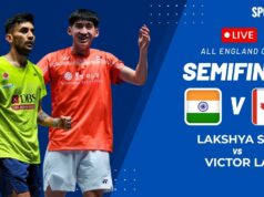 Placar ao vivo de Lakshya Sen x Victor Lai, All England Open Badminton: primeiro jogo em andamento, atualizações da partida Placar ao vivo de Lakshya Sen x Victor Lai, All England Open Badminton: primeiro jogo em andamento, atualizações da partida