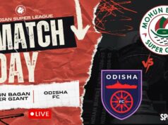 Placar ao vivo de Mohun Bagan x Odisha FC, ISL 2025-26: os hat-tricks de MacLaren colocam MBSG no comando no intervalo, MBSG 4-1 OFC Placar ao vivo de Mohun Bagan x Odisha FC, ISL 2025-26: os hat-tricks de MacLaren colocam MBSG no comando no intervalo, MBSG 4-1 OFC