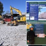 Polêmico abrigo para moradores de rua em Nova York segue em frente após multas de US $ 22 mil e ordem de interrupção parcial do trabalho