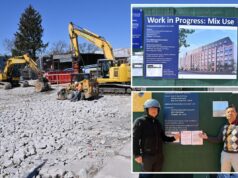 Polêmico abrigo para moradores de rua em Nova York segue em frente após multas de US $ 22 mil e ordem de interrupção parcial do trabalho Polêmico abrigo para moradores de rua em Nova York segue em frente após multas de US $ 22 mil e ordem de interrupção parcial do trabalho