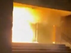 Polícia investiga ataque noturno a sinagoga holandesa Incêndio irrompe em uma sinagoga em Roterdã, na Holanda, enquanto a polícia investiga o ataque em 13 de março de 2026.