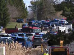 Polícia responde a denúncia de atirador ativo em sinagoga dos EUA Polícia responde a denúncia de atirador ativo em sinagoga dos EUA