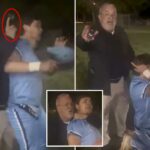 Policial bate na cabeça de um jogador de beisebol do ensino médio com Taser enquanto uma multidão indignada protesta: 'O que diabos há de errado com você?'
