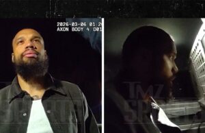 Policial diz que o carro de Dillon Brooks cheira a maconha em filmagem de câmera corporal da prisão por DUI dillon-brooks-bodycam-kal-03-06-2026