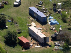 Por dentro da operação policial que matou Dezi Freeman Foto aérea da propriedade onde Dezi Freeman foi baleado, 30 de março de 2026.