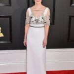 Enya vive fora da rede em um castelo remoto de £ 2,5 milhões, sem marido ou filhos e apenas 12 gatos. A cantora disse que era 'sombria e difícil' de conviver e descreveu o casamento como 'horrível' (foto no Grammy em 2017)