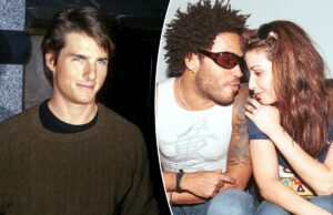 Por dentro dos tempos de colégio de Gina Gershon com Lenny Kravitz e quase quebrando o nariz de Tom Cruise em cena de amor Por dentro dos tempos de colégio de Gina Gershon com Lenny Kravitz e quase quebrando o nariz de Tom Cruise em cena de amor