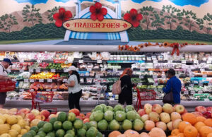 Por que o Trader Joe enfrenta tantos recalls de produtos? Pessoa com a sacola do Trader Joe no metrô