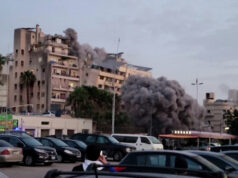 Prédio de Beirute virou escombros por ataque israelense Prédio de Beirute virou escombros por ataque israelense