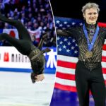 'Quad God' Ilia Malinin vinga a decepção olímpica com um salto mortal para trás pelo terceiro título mundial consecutivo