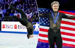 ‘Quad God’ Ilia Malinin vinga a decepção olímpica com um salto mortal para trás pelo terceiro título mundial consecutivo 'Quad God' Ilia Malinin vinga a decepção olímpica com um salto mortal para trás pelo terceiro título mundial consecutivo