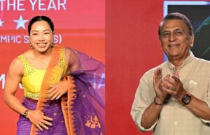 Quando Mirabai Chanu esperou por Sunil Gavaskar: uma lição de humildade Quando Mirabai Chanu esperou por Sunil Gavaskar: uma lição de humildade