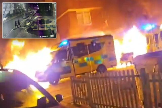 Quatro ambulâncias judaicas incendiadas em frente à sinagoga de Londres em crime de ódio anti-semita: policiais
