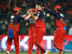 RCB vs SRH: Kohli de volta à ação enquanto Duffy destrói HYD em 29/3 no IPL 2026 RCB vs SRH: Kohli de volta à ação enquanto Duffy destrói HYD em 29/3 no IPL 2026
