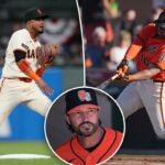 Rafael Devers, do Giants, não começou na primeira base. Aqui está o porquê