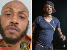 Rapper Mystikal se declara culpado de estuprar uma mulher na Louisiana Mugshot de Michael Tyler com o logotipo do Gabinete do Xerife da Paróquia de Ascension.