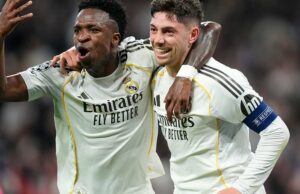 Real Madrid x Manchester City – Liga dos Campeões AO VIVO: A equipe de Pep Guardiola em apuros após o hat-trick de Federico Valverde enquanto o Chelsea perdia no PSG Real Madrid x Manchester City - Liga dos Campeões AO VIVO: A equipe de Pep Guardiola em apuros após o hat-trick de Federico Valverde enquanto o Chelsea perdia no PSG