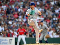 Red Sox renegociou contrato com o novo apaziguador Danny Coulombe devido a preocupações físicas Danny Coulombe #54 do Texas Rangers lança um arremesso durante a quinta entrada contra o Cleveland Guardians no Progressive Field em 28 de setembro de 2025 em Cleveland,
