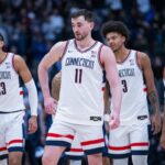 UConn Huskies stars Alex Karaban, Jayden Ross, Jaylin Stewart in Villanova game