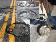 Relatórios de buracos em Nova York estão quebrando recordes – mais de 22 mil – com 2026 marcando o primeiro pico de três dígitos nas chamadas Relatórios de buracos em Nova York estão quebrando recordes – mais de 22 mil – com 2026 marcando o primeiro pico de três dígitos nas chamadas