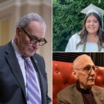 A deputada Nicole Malliotakis falando aos repórteres.