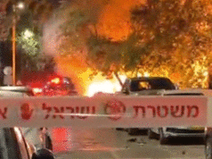 Rescaldo violento do ataque com mísseis do Irã perto de Tel Aviv capturado em vídeo após 2 mortos Rescaldo violento do ataque com mísseis do Irã perto de Tel Aviv capturado em vídeo após 2 mortos