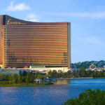Vista externa do rio Encore Boston Harbor. Foto de Bárbara Kraft.