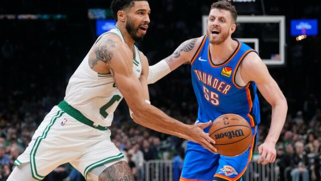 Resumo da NBA: Celtics encerra sequência de 12 vitórias consecutivas do Thunder
