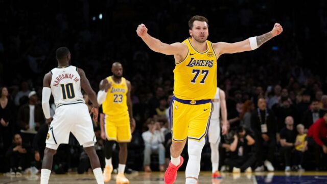 Resumo da NBA: a buzina de Luka Doncic orienta o Los Angeles Lakers na vitória contra o Denver Nuggets
