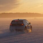 A VW ID EVERY1 in winter testing using Rivian tech