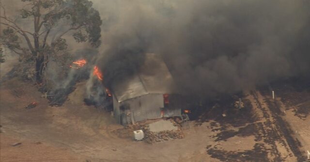 Incêndio em Perth Hills