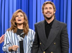 Ryan Gosling e Eva Mendes fazem o pacote no PDA em rara aparição conjunta na TV GettyImages-2264388978-Ryan-Gosling-e-Eva-Mendes-Make-Rare-Public-Appearance.jpg