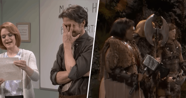 Ryan Gosling não consegue parar de quebrar o personagem ao apresentar ‘SNL’ pela 4ª vez
