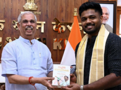 Sanju Samson homenageado em Kerala por suas contribuições nas vitórias do T20 WC 2026 da Índia Sanju Samson homenageado em Kerala por suas contribuições nas vitórias do T20 WC 2026 da Índia