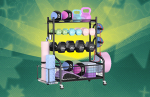 Se eu tivesse uma academia em casa, este seria o rack de armazenamento que compraria durante a promoção de primavera da Amazon Se eu tivesse uma academia em casa, este seria o rack de armazenamento que compraria durante a promoção de primavera da Amazon