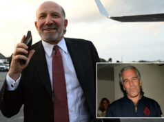 Secretário de Comércio, Howard Lutnick, testemunhará sobre Jeffrey Epstein O secretário de Comércio dos EUA, Howard Lutnick, segurando um telefone e sorrindo ao embarcar no Força Aérea Um.