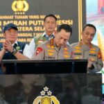 Seguindo as orientações presidenciais, o Chefe da Polícia Nacional inaugura 57 pontes vermelhas e brancas no sul de Sumatra