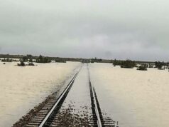 Segunda onda de inundações no outback corta linha ferroviária leste-oeste Segunda onda de inundações no outback corta linha ferroviária leste-oeste