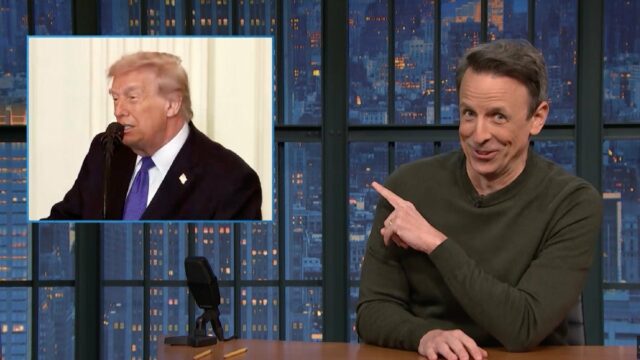 Seth Meyers arrasta Trump por reclamar da construção de salão Jogar