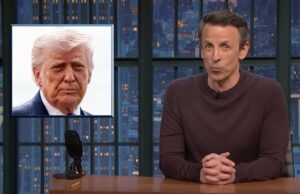 Seth Meyers zomba da afirmação de Trump de que ele poderia viver até os 200 anos: ‘Ele NÃO tem 200 anos?’ | Vídeo Jogar