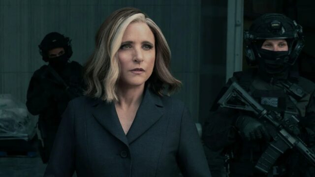 Julia Louis-Dreyfus como a condessa Valentina Allegra de Fontaine da Marvel