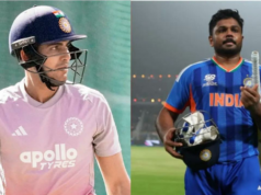 Shubman Gill removeu Sanju Samson da foto de comemoração da Copa do Mundo T20? Shubman Gill removeu Sanju Samson da foto de comemoração da Copa do Mundo T20?