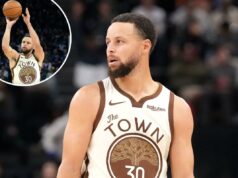 Steph Curry, do Warriors, dá um ‘bom passo’ em resposta a um problema no joelho Stephen Curry acertou um arremesso de três pontos contra o Detroit Pistons.