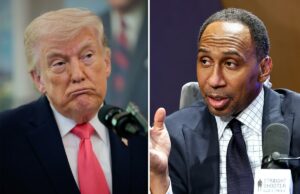 Stephen A. Smith diz que alguns têm “muita coragem” em atacar Trump no Irã depois de se preocuparem com o país Stephen A. Smith diz que alguns têm “muita coragem” em atacar Trump no Irã depois de se preocuparem com o país