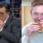 Stephen Colbert dá uma análise brutal do infame lançamento do hambúrguer do CEO do McDonald's
