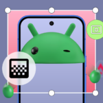 Google Lens selecionando e traduzindo texto em uma placa de estação de ônibus