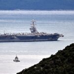 USS Gerald R. Ford (CVN 78) chega a Split, Croácia