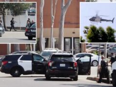 Suspeito barricado é preso após invasão policial em Veneza Suspeito barricado é preso após invasão policial em Veneza