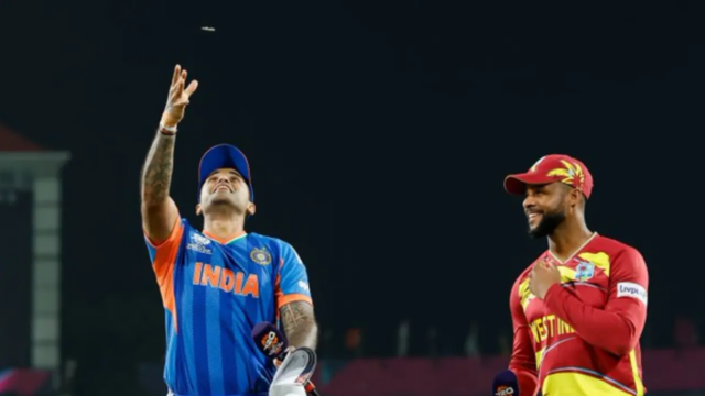 T20 WC 26: Suryakumar Yadav vence o sorteio e decide lançar primeiro contra as Índias Ocidentais
